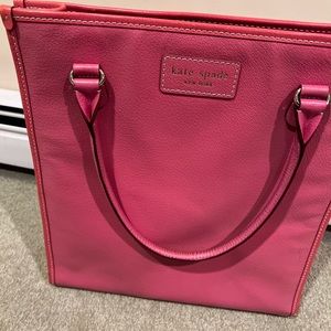 Kate Spade designer laptop/tote bag, pink leather